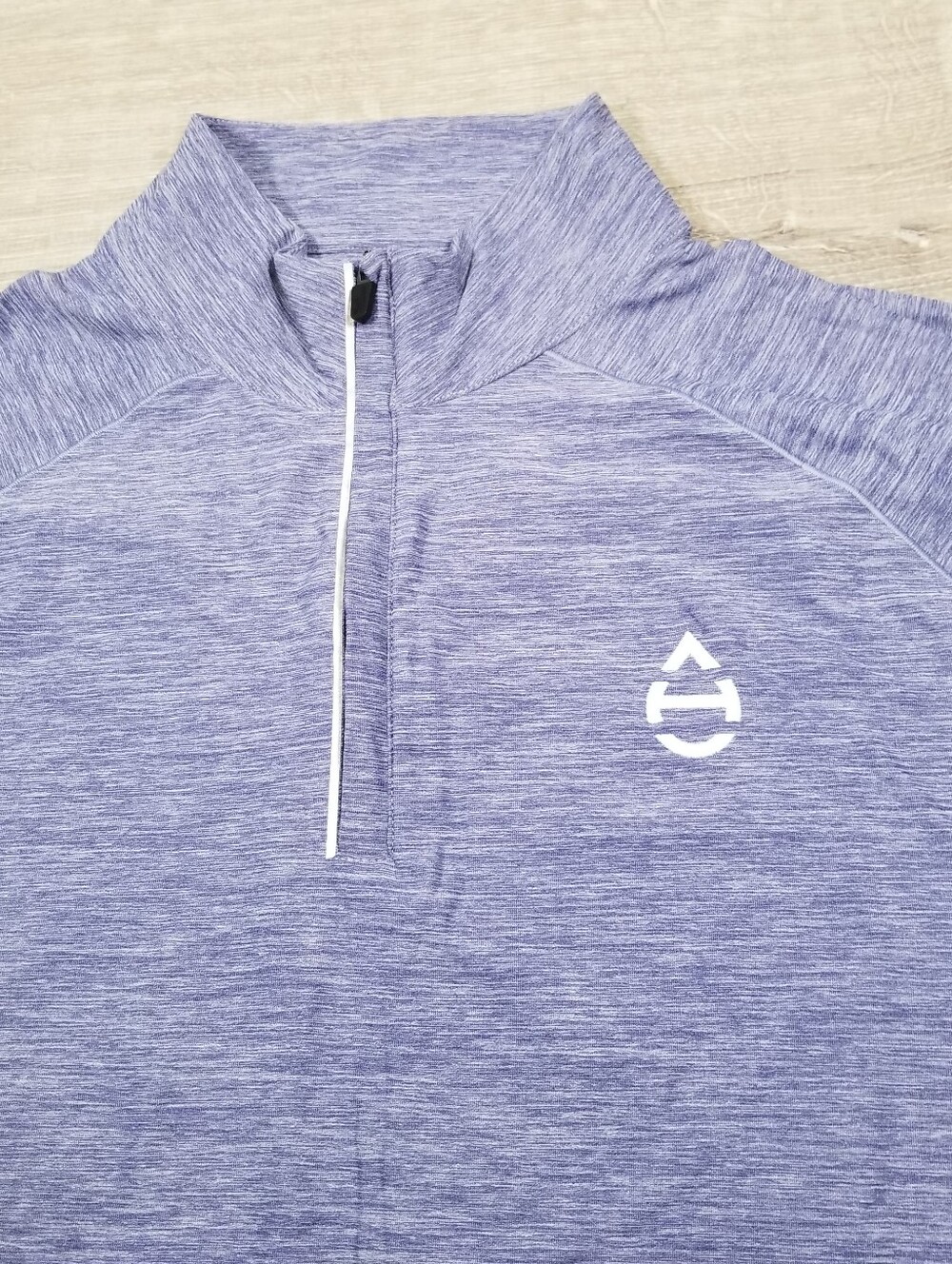 Johnnie-O Performance Baird Quarter Zip Golf Pullover Mens Medium Blue Stretch - Picture 3 of 9
